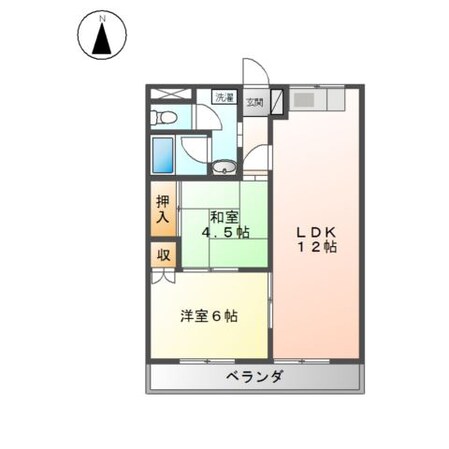 エスポワールＪＵＮ１番館の物件間取画像